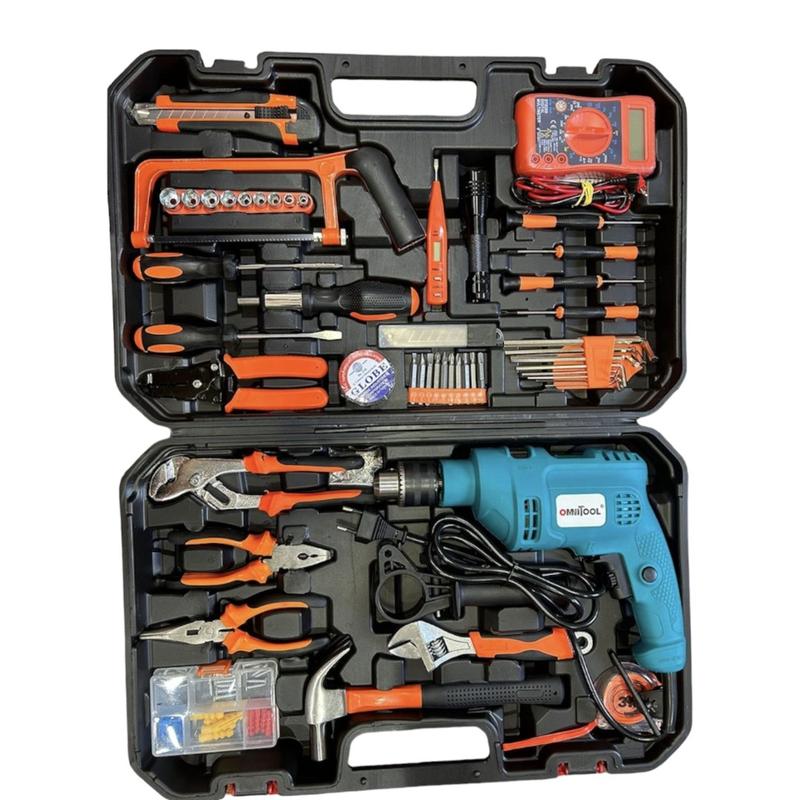 Furadeira Maleta Ferramentas Estojo Jogo Completo Kit - Omnitool